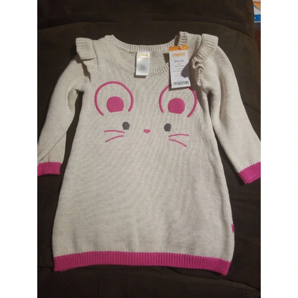 Gymboree woodland wonder mouse dress 12 18 months nwt